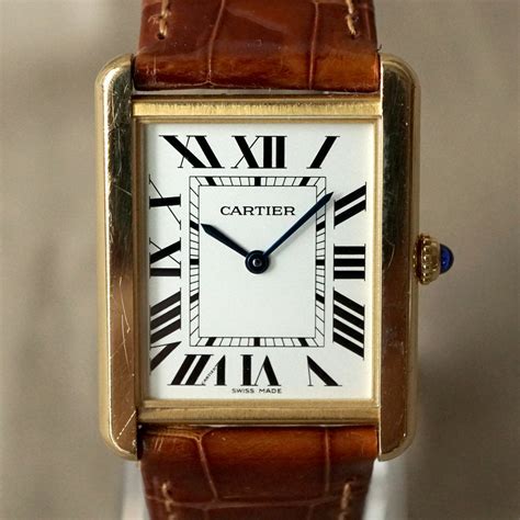 cartier tank uomo